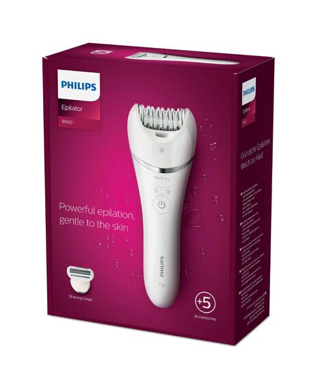 Series 8000 Epilator with 5 Accessories